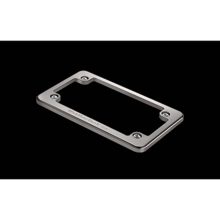 Weathertech Silver Billet Motorcycle License Plate Frame 8ALPF2